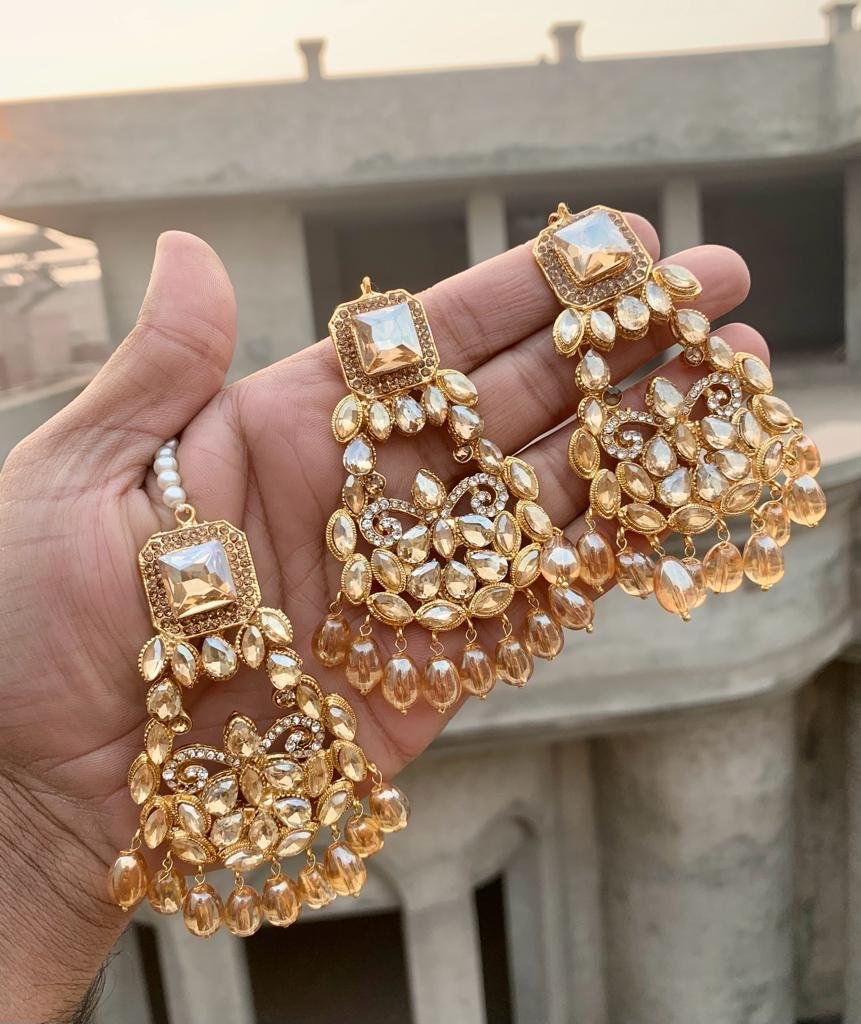 Kundun earrings Bindya