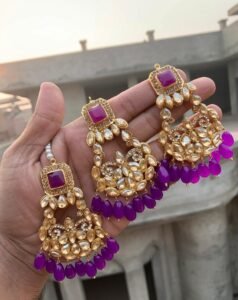 Kundun earrings Bindya