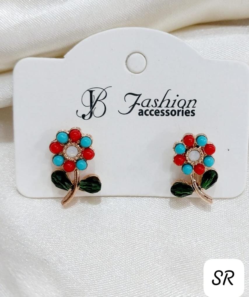 Flower stud 7 color Best quality