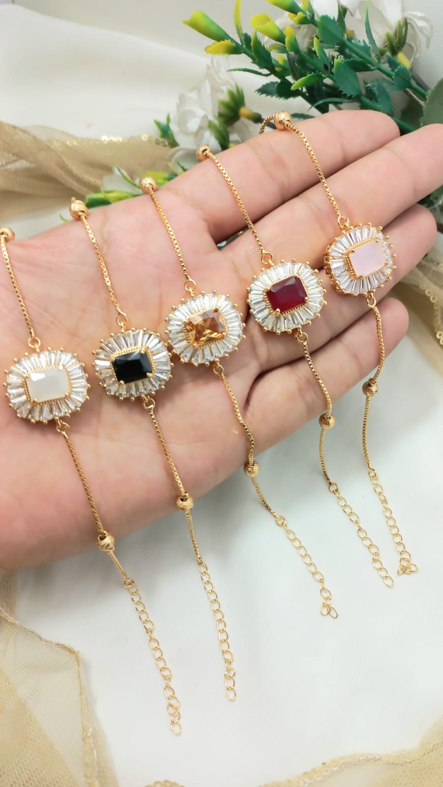 Good quality each zircon bracelet